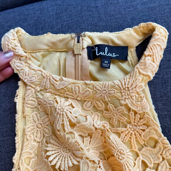 Lulus Yellow Spring Dress - Picture 4 of 5